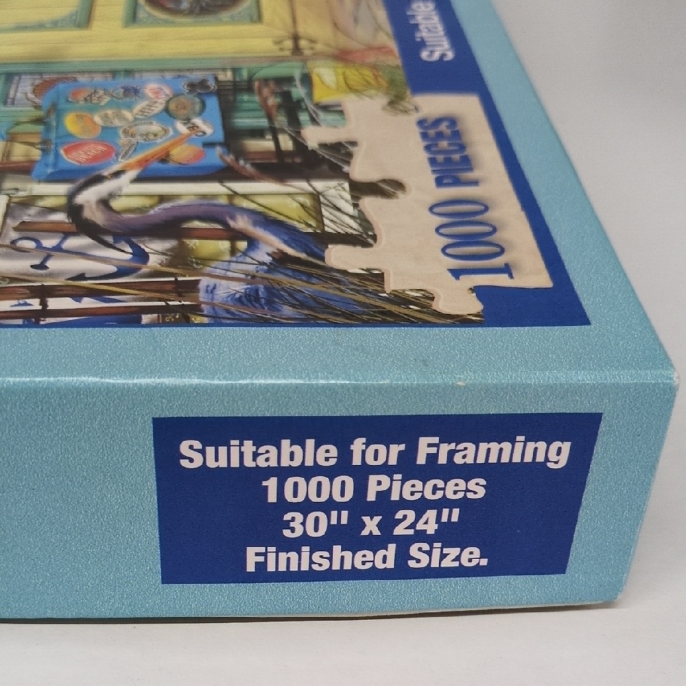 Heritage The Beach House Puzzle - Blue and Yellow - Picture 4 of 6